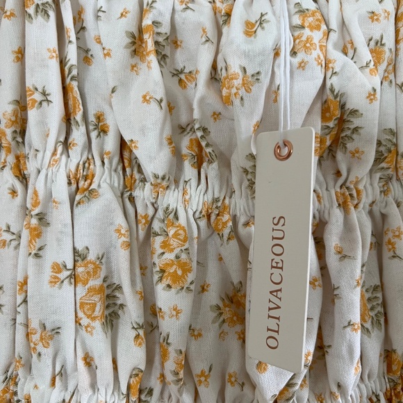 NWT Olivaceous Floral Mini Dress - Picture 6 of 7